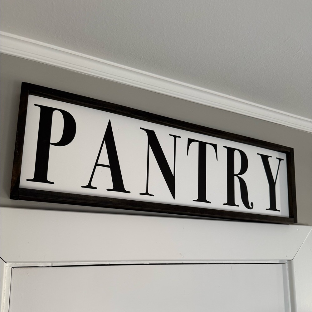 Farmhouse Pantry Wooden Sign